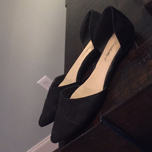Black pointed toe slip on flats - Picture 4 of 4